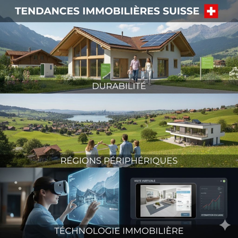 Tendances du moment dans l’immobilier suisse